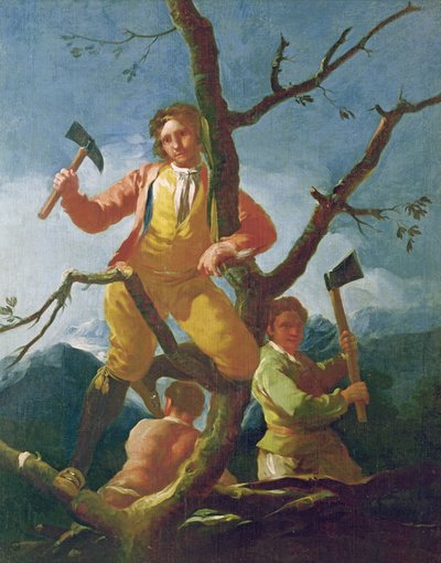 Skovhuggere, 1779 af Francisco de Goya